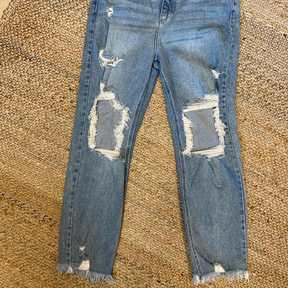 Posh and P ripped mom jeans